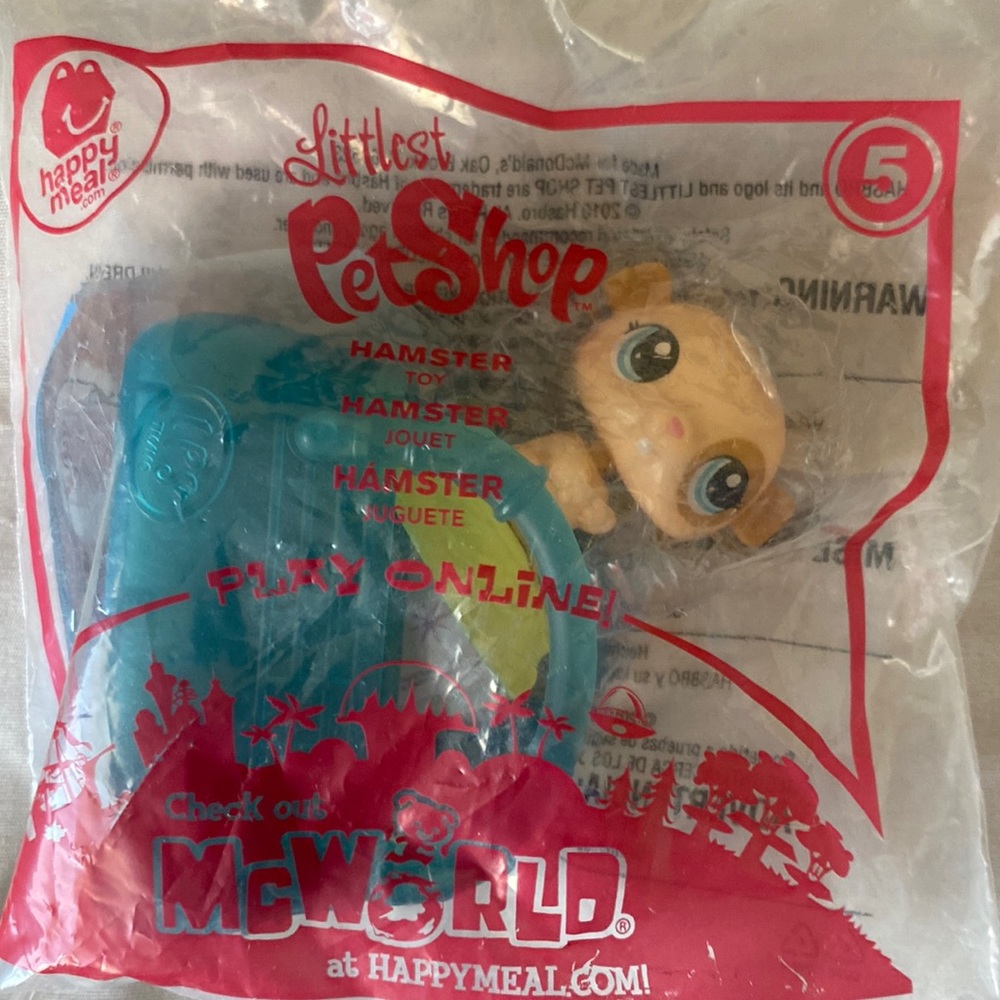 McDonalds Happy Meal Littlest Petshop Toy 2010 Hamster